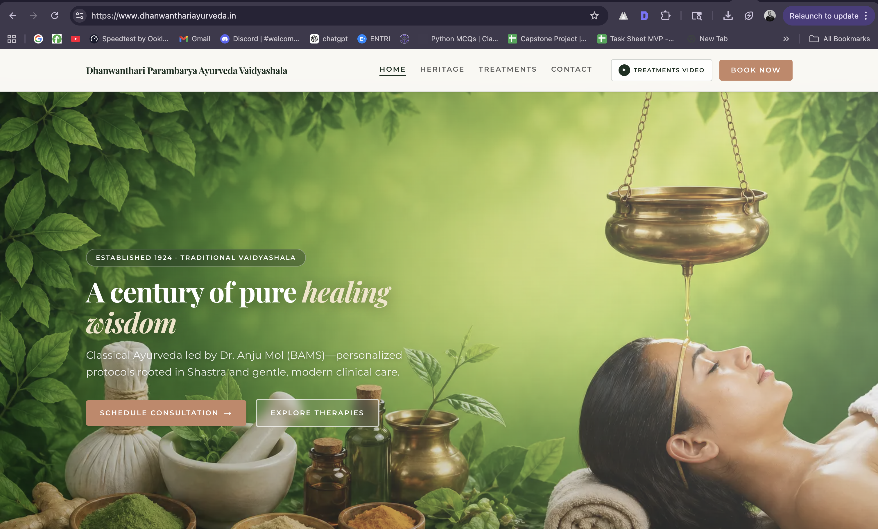 Dhanwanthari Parambarya Ayurveda Vaidyashala