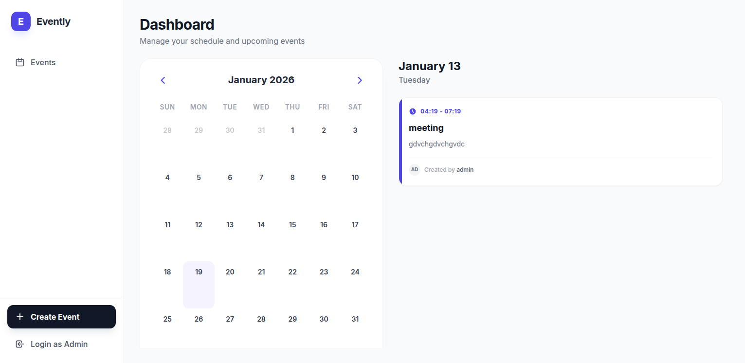 Event Scheduler Web Application